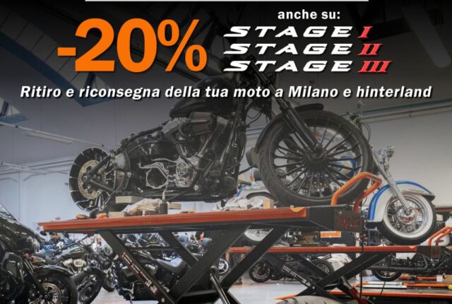 -20% per tagliando e cambio gomme!