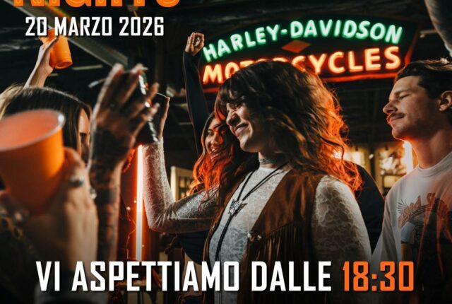 Venerdì 20 marzo è Harley Nights